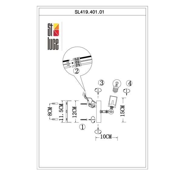 Спот ST Luce Ano SL419.401.01