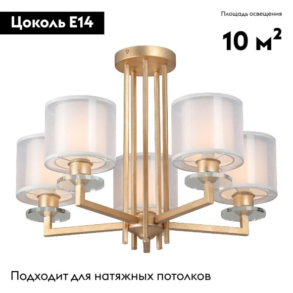 Потолочная люстра Vitaluce V3069-8/5PL