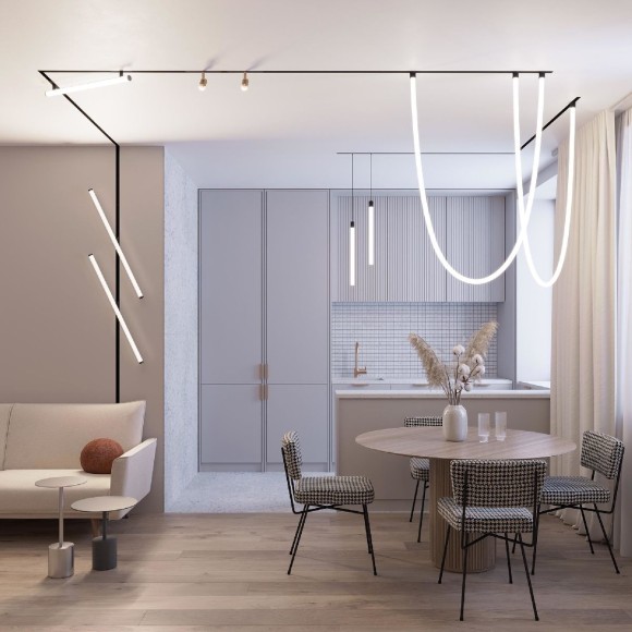 Трековый магнитный светильник Arlight MAG-ORIENT-SPOT-R45-12W Day4000 (GD, 24 deg, 48V) 040889