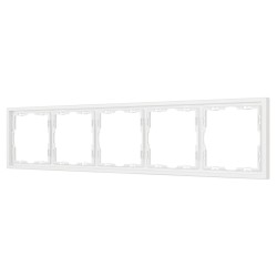 Рамка пластиковая Arlight FRM-NOBE-SFPL-5-WH 054227