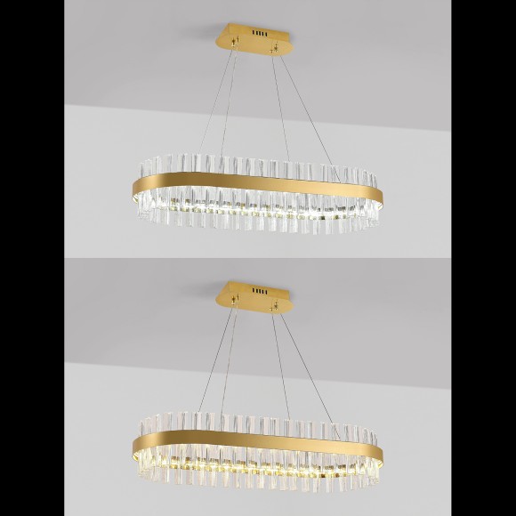 Подвесная светодиодная люстра с пультом управления Natali Kovaltseva LED Нимбы LED LAMPS 81252