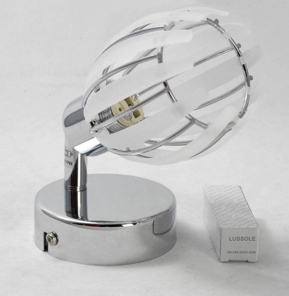 Спот Lussole Catalonia LSP-0099, G9, 40W, белый