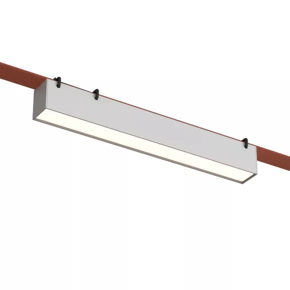Трековый однофазный светильник Denkirs Belty linear DK5574-WH, Белый, Нейтральный белый, Алюминий
