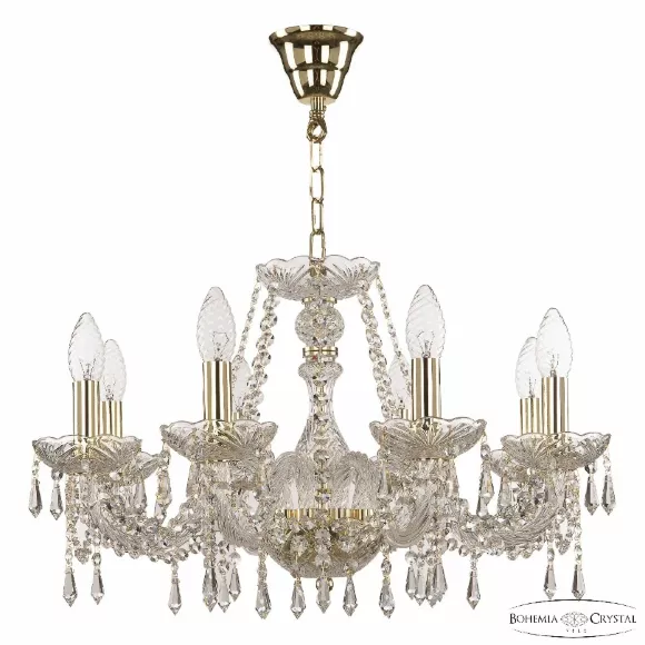 Подвесная люстра Bohemia Ivele Crystal 104/8/195 G Подвесная люстра Bohemia Ivele Crystal 104/8/195 G