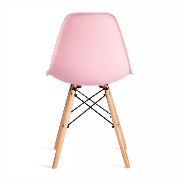 Стул Cindy (Eames) (mod. 1801) TET_24424, бежевый, светло-розовый Стул Cindy (Eames) (mod. 1801) TET_24424, бежевый, светло-розовый