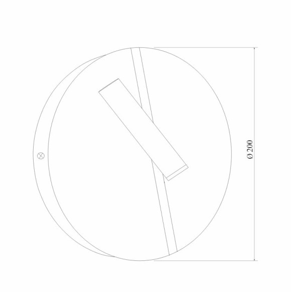 Светодиодный спот Elektrostandard Drom 4690389173882, LED, 12W, черный