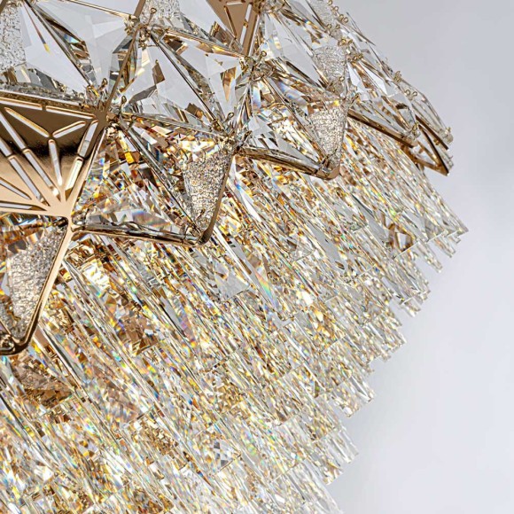 Подвесная люстра Modelux ML.7555.25 GD