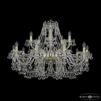 Подвесная люстра Bohemia Ivele Crystal 1409/10+5/360 G