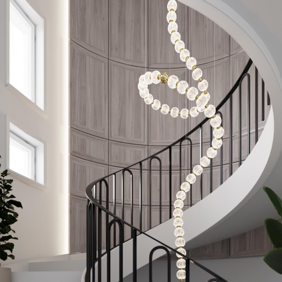 Подвесная светодиодная люстра Odeon Light Crystal 5008/132L