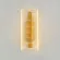 Настенный светильник LED4U L6341-01 GD, Золото, Прозрачный, От теплого до холодного