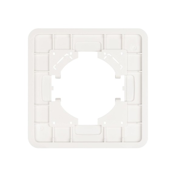 Рамка стеклянная на 1 пост Arlight FRM-OMALI-GS-1-WH 049648