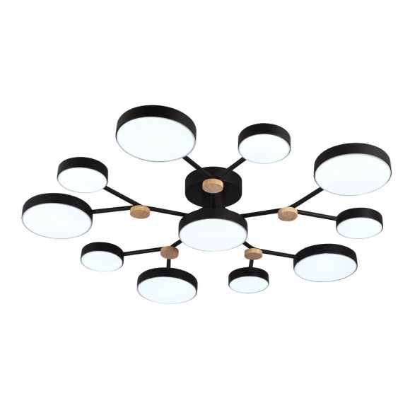 Потолочная светодиодная люстра с пультом управления LED4U L3201-960 BK