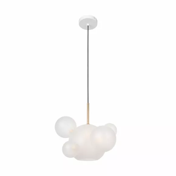 Подвесной светильник Loft IT Bolle 2030-P6 mini, Золото, Белый, Металл