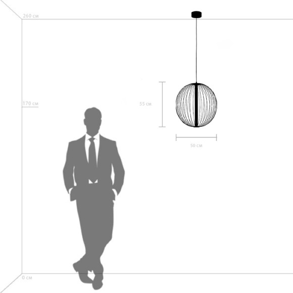 Подвесная светодиодная люстра Lightstar Bolla 734057