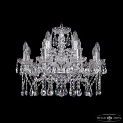 Подвесная люстра Bohemia Ivele Crystal 1413/8+4/200 Ni