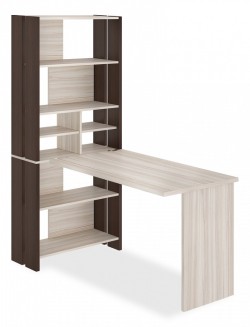 Стол компьютерный Домино Лайт СТЛ-ОВХ+С120Прям без тумбы MER_STL-OVH-S120Pryam_bez_tumby_VK