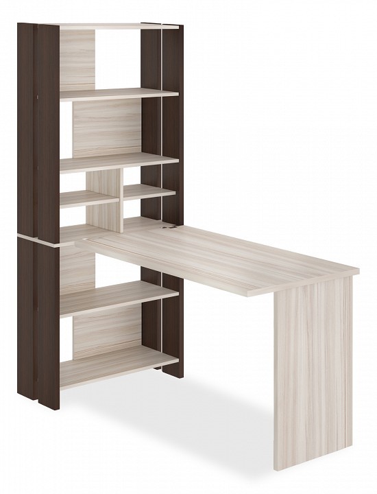 Стол компьютерный Домино Лайт СТЛ-ОВХ+С120Прям без тумбы MER_STL-OVH-S120Pryam_bez_tumby_VK