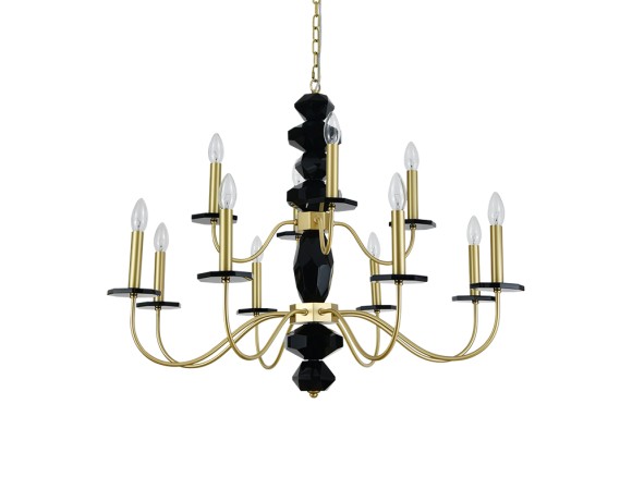 Подвесная люстра Newport Vanessa 3878+4/С brass М0070883