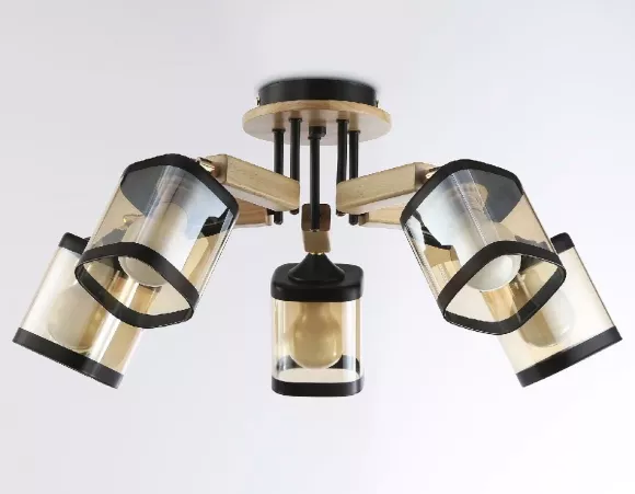 Потолочная люстра Ambrella Light Traditional TR9529, Неоклассика, Черный Потолочная люстра Ambrella Light Traditional TR9529, Неоклассика, Черный