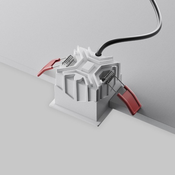 Встраиваемый светильник Maytoni Alfa led DL043-01-10W3K-SQ-W-1