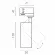 Трековый трехфазный светильник Quattro 20-55G с адаптером Lightstar Canno Pro C4126QT (304126 + 594006), Белый, От теплого до холодного, Металл
