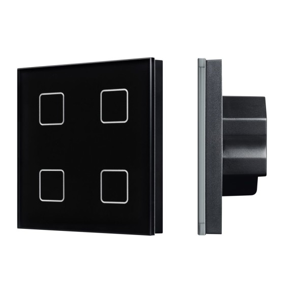 Сенсорная панель Arlight DALI-301-11-IN Black (BUS/24V, Backlight) (IARL, IP20 Пластик) 046573