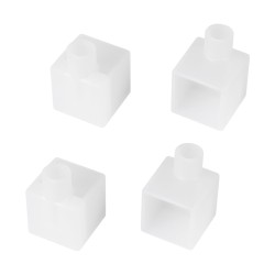 Заглушка Arlight WPH-FLEX-1616-90 WHITE с отверстием (Пластик) 058044