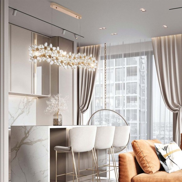 Подвесная люстра Modelux ML.9520.1200 GD