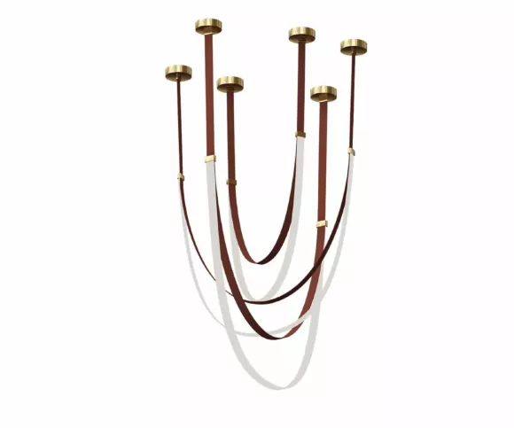 Подвесная люстра Kink Light Лирд 07689A-120+150+180,04