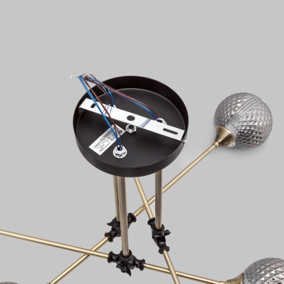 Потолочная люстра IMEX MD.5299-6-S-AB+BK
