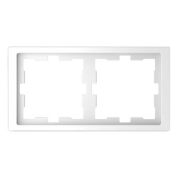 Рамка 2-постовая Schneider Electric Merten D-Life MTN4020-6535