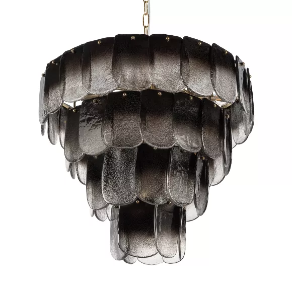 Подвесная люстра LOFT IT Gradient 10482/600 Smoke, Золото, Дымчатый, Металл, декоративные элементы крупным планом Подвесная люстра LOFT IT Gradient 10482/600 Smoke, Золото, Дымчатый, Металл, декоративные элементы крупным планом