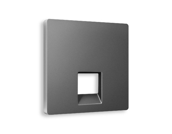 Лицевая панель для компьютерной/телефонной розетки RJ-45/RJ-11 Ambrella Volt Alfa AP6620