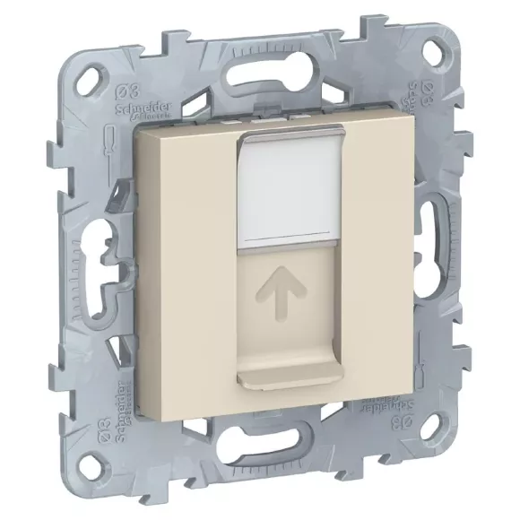 Розетка компьютерная RJ45 Schneider Electric Unica New Cat. 5е UTP NU541144 Розетка компьютерная RJ45 Schneider Electric Unica New Cat. 5е UTP NU541144