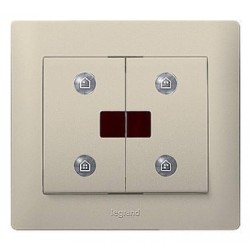 Лицевая панель Legrand Galea Life сценарного выключателя IN ONE титановая 771493