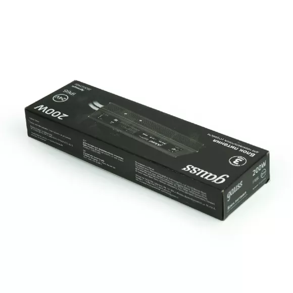 Блок питания Gauss 200Вт DC24 IP66 202022400 Блок питания Gauss 200Вт DC24 IP66 202022400