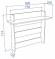 Вешалка-полка Cross ВЕШ2 MER_VESH2-V