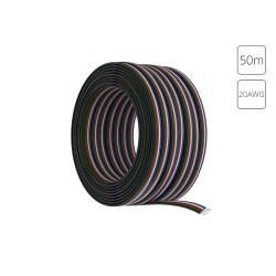 Провод 5-жильный для светодиодной ленты RGBW 50м, 20AWG Arte lamp Strip-Accessories A20-5W
