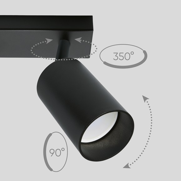 Спот Feron ML203-1 41924, GU10, 150W, черный