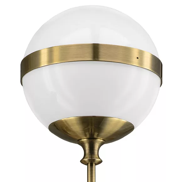 Бра Lightstar Globo 813611, Арт-деко, Белый, Бронза