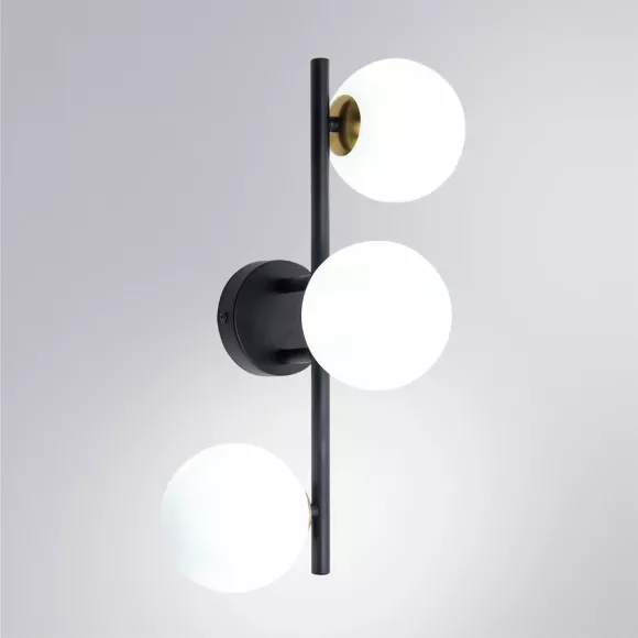 Бра Arte Lamp Gemini A2243PL-3BK Бра Arte Lamp Gemini A2243PL-3BK
