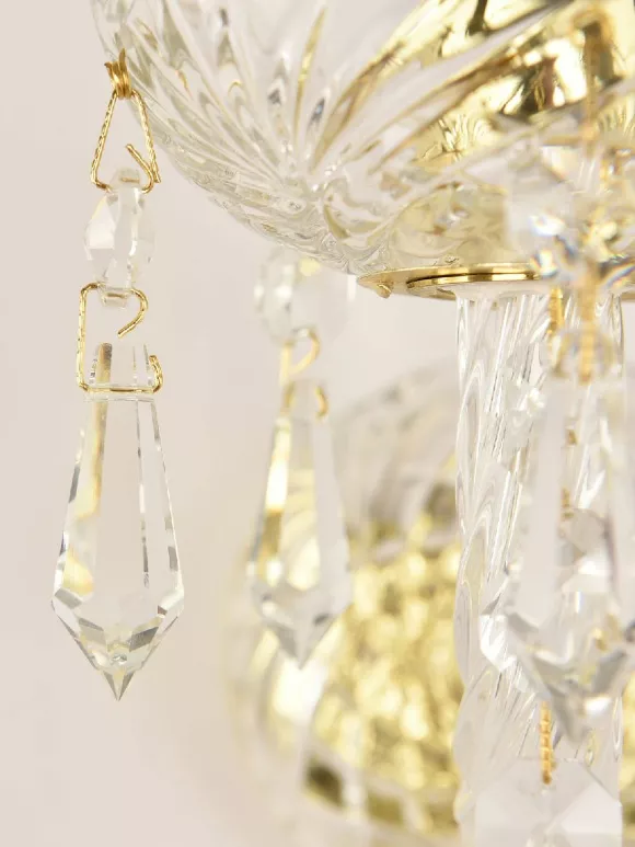 Бра Bohemia Ivele Crystal 104B/1/141 G, Классика, Золото