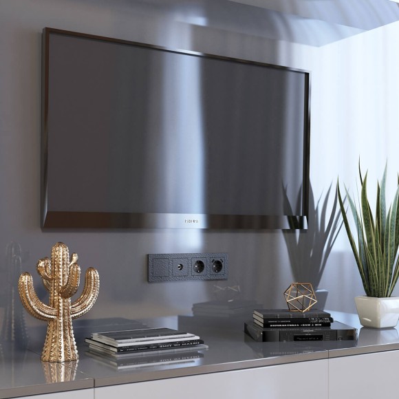 Розетка Werkel Hammer черный 4690389162831