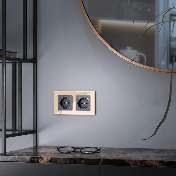 Розетка Werkel Hammer черный 4690389162831