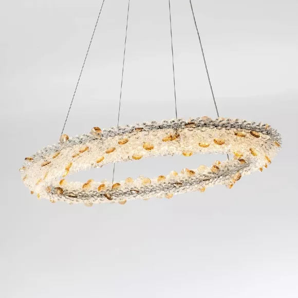 Подвесная люстра Modestyle MS.5006.750 GD, Золото, Прозрачный, От теплого до холодного, крупный план