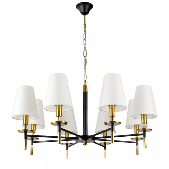 Подвесная люстра Arte Lamp Riccardo A4075LM-8BK Подвесная люстра Arte Lamp Riccardo A4075LM-8BK