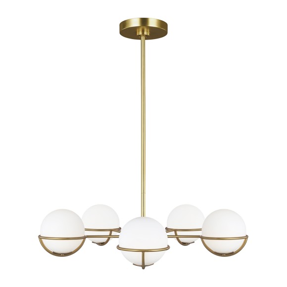 Люстра на штанге Feiss Apollo (fe) FE-APOLLO5-BB