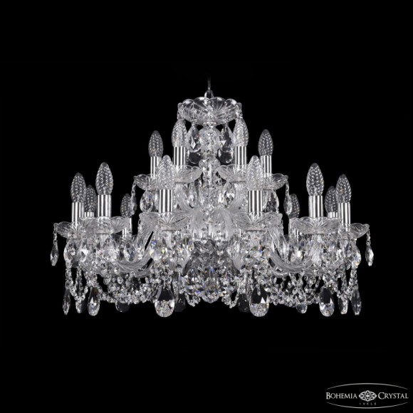 Подвесная люстра Bohemia Ivele Crystal 1402/12+6/240 Ni