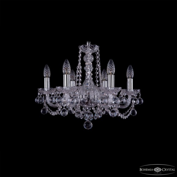 Подвесная люстра Bohemia Ivele Crystal 1402/6/160 Ni Balls