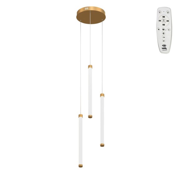 Подвесная люстра с пультом управления Vitaluce V3849DT-8/3S